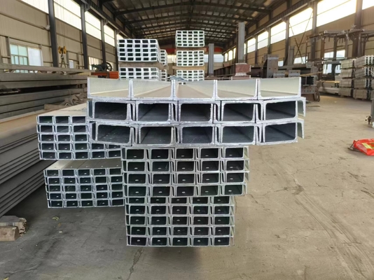 Hot Dip gegalvaniseerd Q235B C-vormig staal met een hoge corrosiebestendigheid ideaal voor lichte industriële frame-structuren