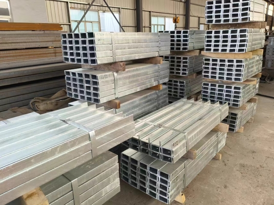 OEM warmgewalst gegalvaniseerd C-sectie staal 150x75x18 PFC