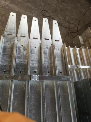 10 mm Spoorweg sleeper gegalvaniseerde beugel op maat voor schermen