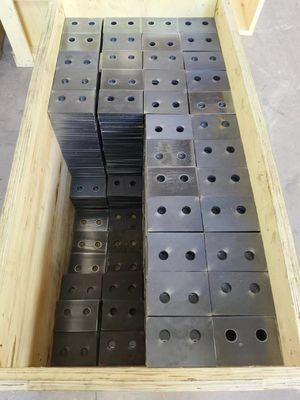 Zware galvaniseerde metalen stalen platte staaf met gleuf voor bouwstructuren