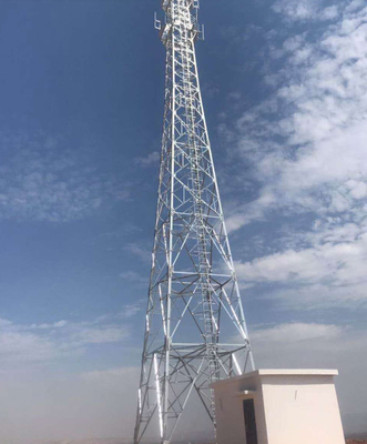 Aanpasbare Vierkante Hoekstalen Communicatie Telecomtoren in Overeenstemming met ISO 9001 Standaard